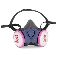 Moldex P100 Pre-assembled Half Mask Respirator, Gray, Medium - 1 Each (7942)