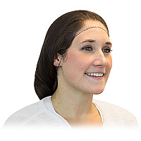 22 In. Lightweight Polyester Hairnet Black, Case Of 1440 (MN-22-1440/BLK)