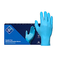 Safety Zone Nitrile Powder Free 3 Mil Exam Gloves - Blue, 2xl - Case Of 1000 (GNPR-2X-1A)