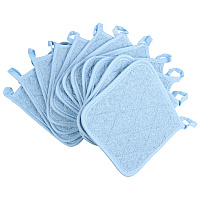 Cooks Linen Pot Holder 7x7 Blue - Pack Of 12 (POT-BLUE)