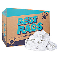 W69 Bar Mop Terry Wipers White - 50 Lb Box (N-W69-50)