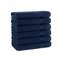 Host & Home Hand Towel 16x28 Navy - Pack Of 6 (HT-HH1628-3.5-NVY)
