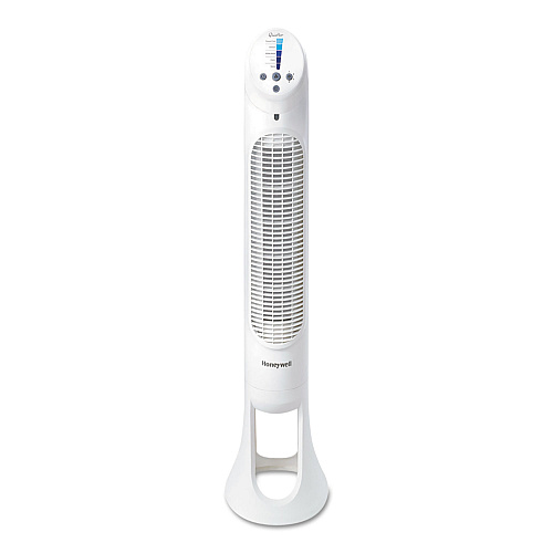Honeywell QuietSet Whole Room Tower Fan, White, 5 Speed (HYF260)