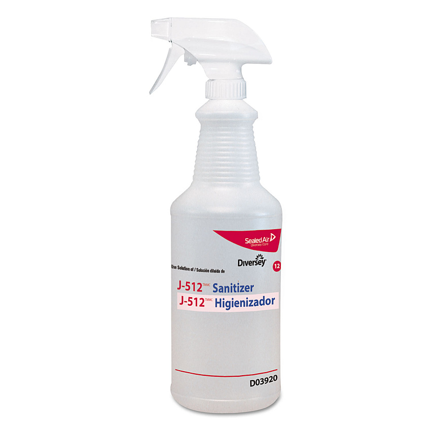 Diversey 03920 J-512 Sanitizer 32 oz Bottles