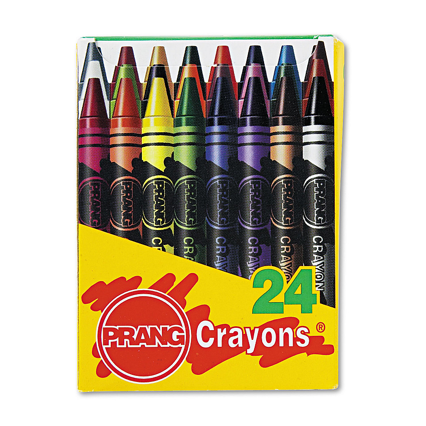 Prang Crayons Made with Soy, 24 Colors/Box Assorted - 24 / Box (00400)