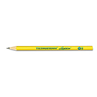 Dixon Ticonderoga Laddie Woodcase Pencil, HB (#2), Black Lead, Yellow Barrel, Dozen (13040)