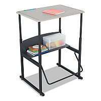 Safco Alphabetter Desks, 28" x 20" x 26" to 42", Beige (1201BE)