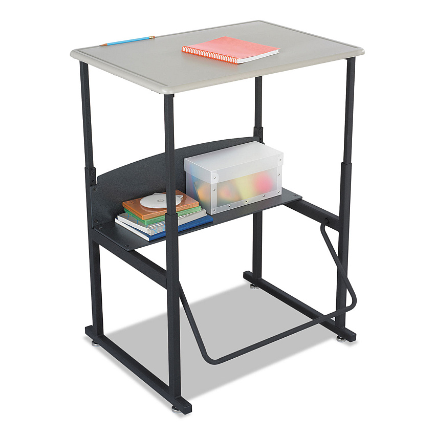 Safco Alphabetter Desks, 28" x 20" x 26" to 42", Beige (1201BE)