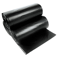 Linear Low Density Can Liners with AccuFit Sizing, 23 gal, 1.3 mil, 28" x 45", Black, 20 Bags/Roll, 10 Rolls/Carton (H5645PKR01)