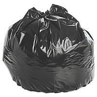 AbilityOne 8105015346819, SKILCRAFT Insect Repellent Trash Bags, 45 gal, 2 mil, 40" x 45", Black, Flat Pack, 65/Box