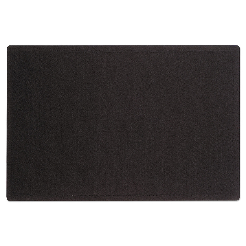 Quartet Oval Office Fabric Board, 48 x 36, Black Surface (7684BK)