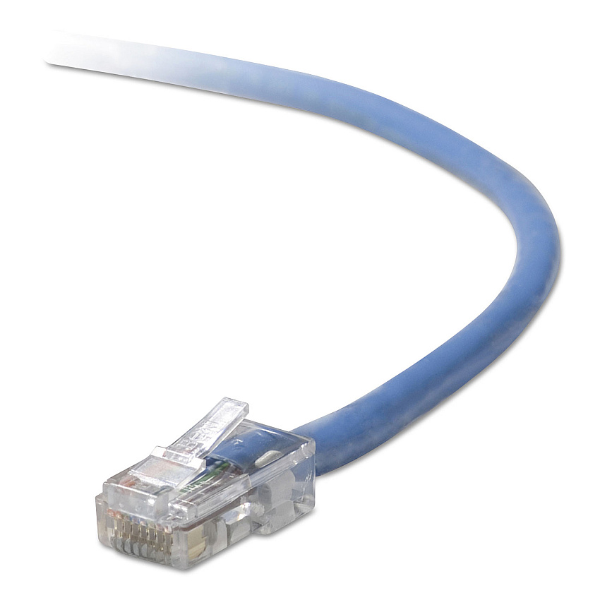 Belkin CAT5e Patch Cables, 6.5 ft, Blue (A3L791BT02BL)