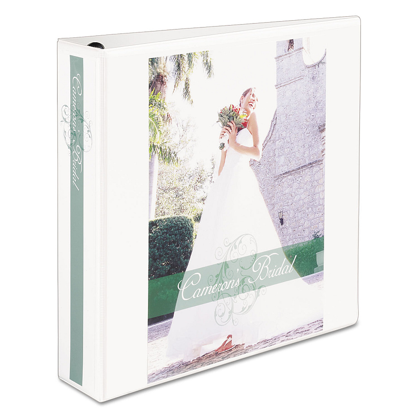 Avery Heavy-Duty View Binder with DuraHinge, One Touch EZD Rings and Extra-Wide Cover, 3 Ring, 2" Capacity, 11 x 8.5, White, (1320) 2" Binder Capacity - Letter - 8 1/2" x 11" Sheet Size - 540 Sheet Capacity - 3 Ring(s) - Fastener(s): D-Ring - Pock (01320)