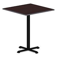 Alera Reversible Laminate Table Top, Square, 35.38w x 35.38d, Medium Cherry/Mahogany (ALETTSQ36CM)