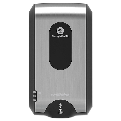 Georgia Pacific Professional GP enMotion Automated Touchless Soap/Sanitizer Dispenser, 1,200 mL, 4.6 x 7.13 x 14.06, Stainless (52060)