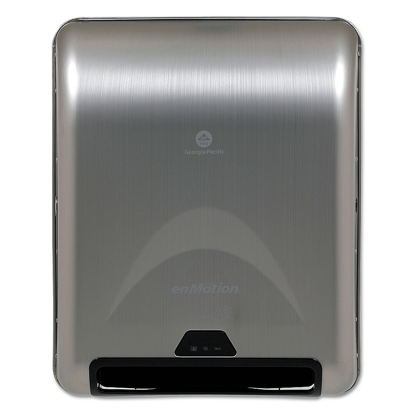 Georgia Pacific Professional GP enMotion Automated Roll Towel Dispenser, 13.3 x 8 x 16.4, Stainless Steel (59466A)