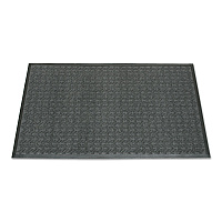 AbilityOne 7220015826224, SKILCRAFT 3-Mat Entry System Scraper/Wiper Mat, 36 x 60, Gray