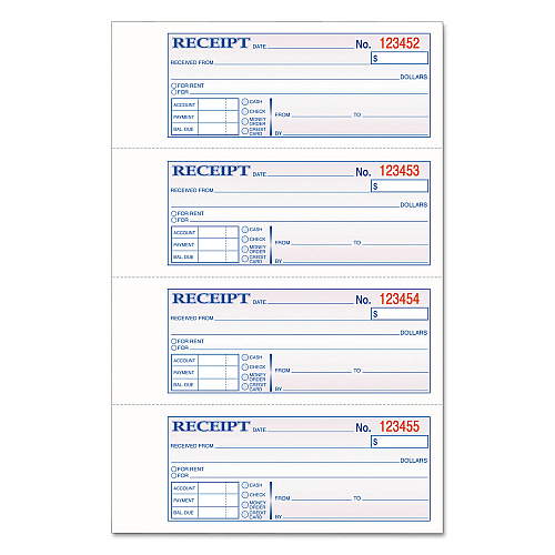Waitress Notepad NextDayLabels Carbonless Maintenance Request Forms - 5.5" X 8.5", 2-Part, 100 Sets 2 Part Maintenance Repair Forms - View #5