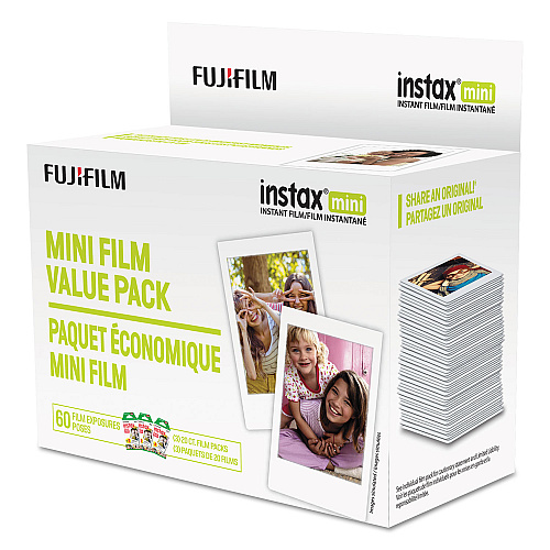 Fujifilm Instax Mini Film, 800 ASA, 60-Exposure Roll (600016111)
