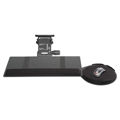 Kelly Computer Supply Leverless Lift N Lock Keyboard Tray, 19w x 10d, Black (69575)