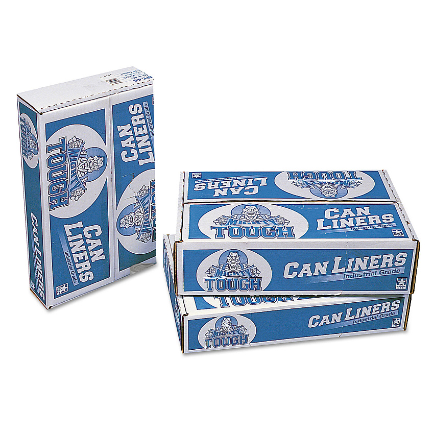 Pitt Plastics Linear Low Density Can Liners, 30 gal, 0.75 mil, 30" x 36", White, Interleaved Roll, 200/Carton (MT371XW)