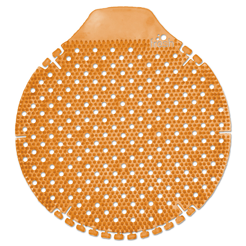 Fresh Products Tidal Wave, Urinal Screens, Mango Scent, 0.42 oz, Orange, 6/Box (TWDSMG)