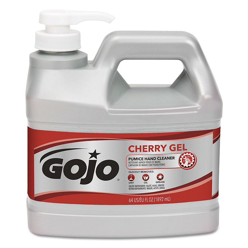 Cherry Gel Pumice Hand Cleaner, Cherry Scent, 0.5 Gal Bottle, 4/carton
