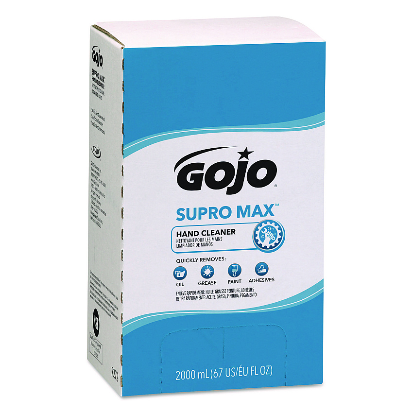 GOJO SUPRO MAX Hand Cleaner Refill, Unscented, 2,000 mL (727204)