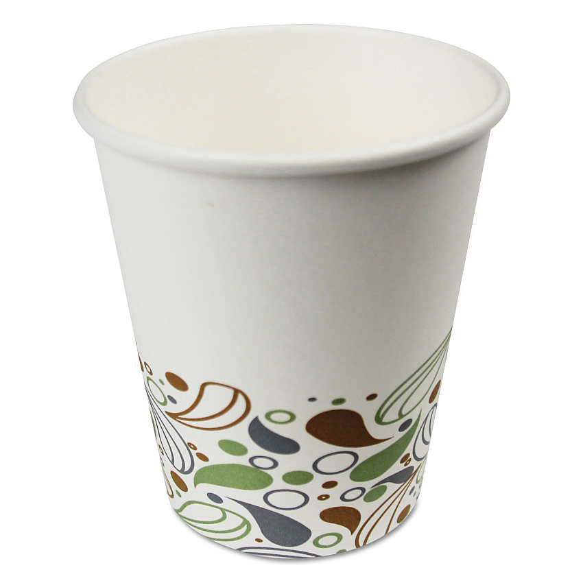 Boardwalk&reg; Deerfield Printed Paper Hot Cups, 8oz, 1000 Cups (BWKDEER8HCUP)