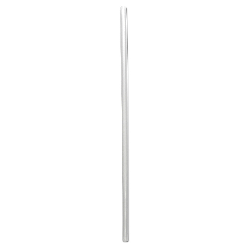Boardwalk&reg; Wrapped Giant Straws, 10 1/4", Clear, 1000/Carton (BWKJSTW1025CLR)