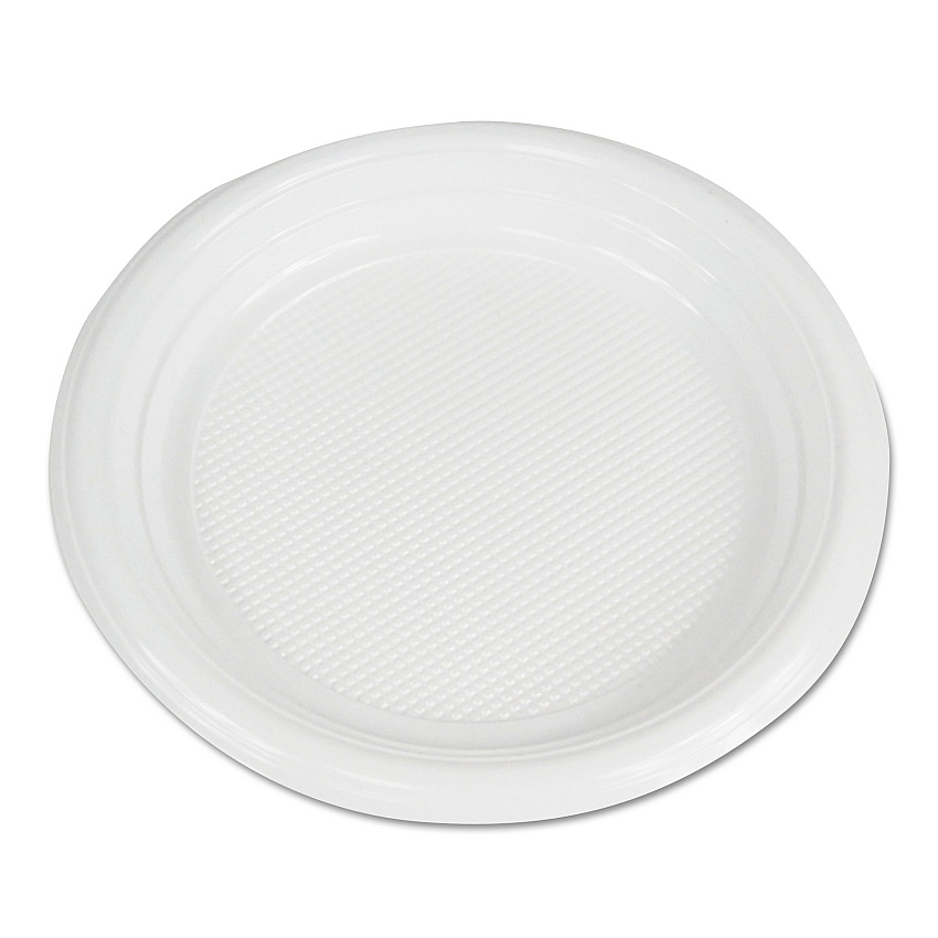 Boardwalk Hi-Impact Plastic Dinnerware, Plate, 6" dia, White, 1,000/Carton (BWKPLTHIPS6WH)