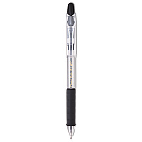 Pentel R.S.V.P. RT Ballpoint Pen, Retractable, Medium 1 mm, Black Ink, Clear Barrel, Dozen (BK93A)