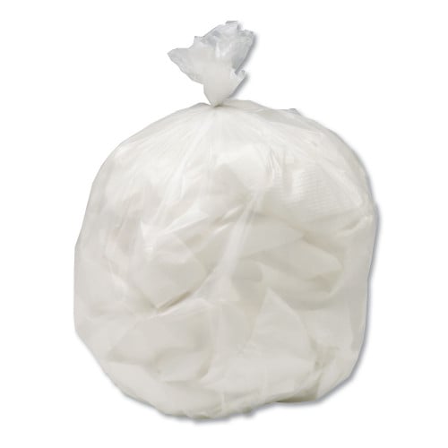 Trash Can Liners, Linear Low Density- Garbage Bags Can Liners for Bathroom, Office, Industrial, Commercial, Recycling - Heavy Duty - 33" X 40" ? Clear