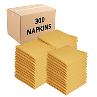 Mariposa Poly Spun Napkin 20x20 Gold - Case Of 300 (NAP-GLD-SPUN-CS)