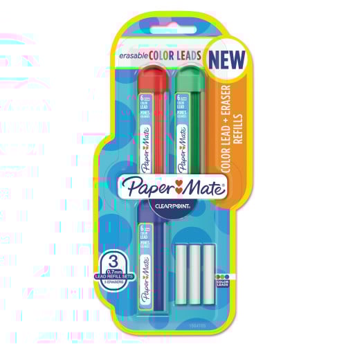 Paper Mate Clearpoint Color Lead Mechanical Pencil Refills,