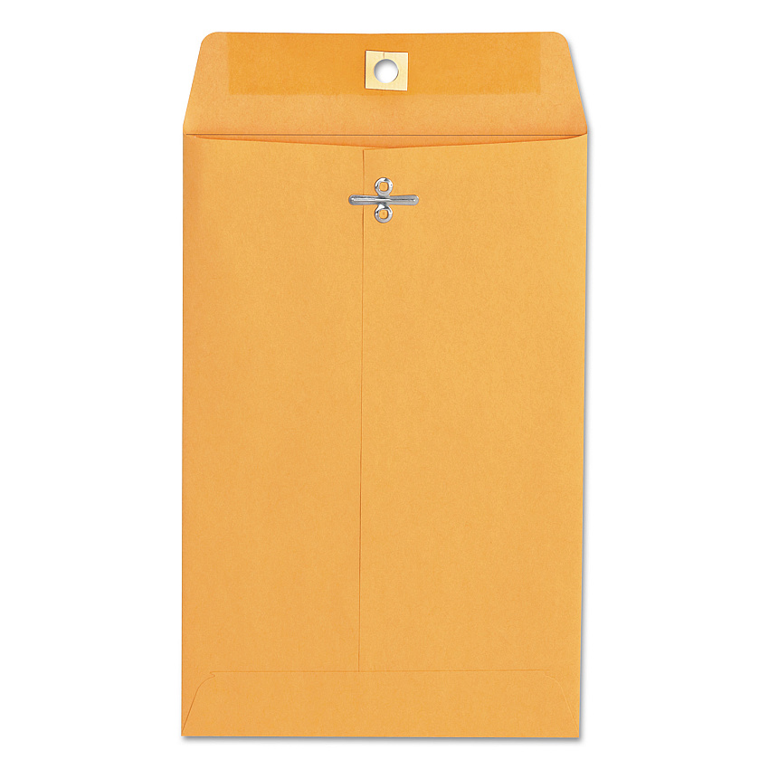 Universal Kraft Clasp Envelope, #55, Square Flap, Clasp/Gummed Closure, 6 x 9, Brown Kraft, 100/Box (UNV35260)