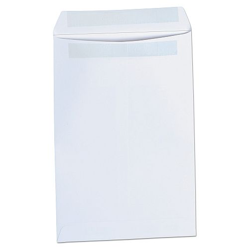 Universal Self-Stick Open End Catalog Envelope, #1, Square Flap, Self-Adhesive Closure, 6 x 9, White, 100/Box (UNV42100)