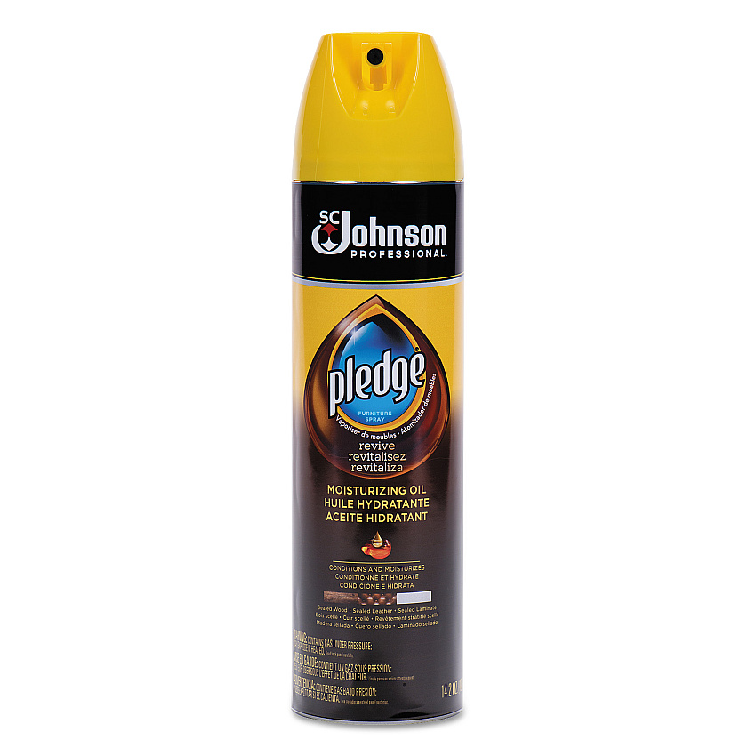 Pledge Furniture Polish, Revive Moisturizing Oil, 14.2 oz Can (697264EA)