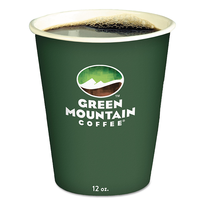 Keurig Paper Hot Cups, 12 oz, Green Mountain Design, Multicolor, 1,000/Carton (93766)