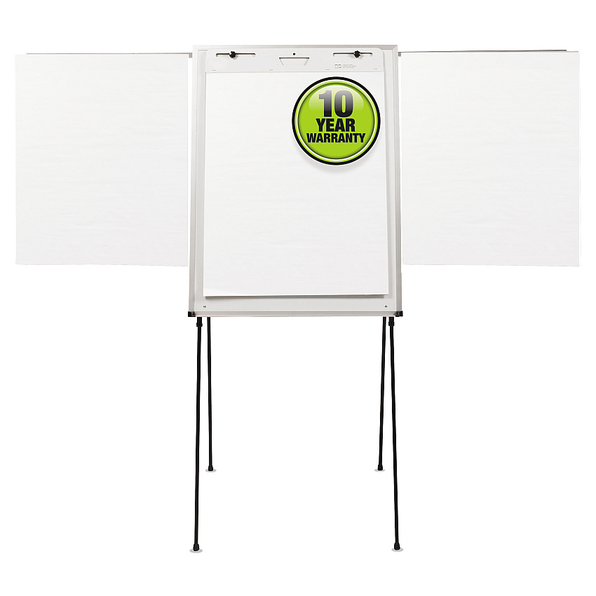 Quartet Dry Erase Steel Easel, 29 x 40, Melamine White Surface, Aluminum Frame (81E)