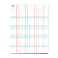 TOPS Data Pad with Plain Column Headings, Data/Lab-Record Format, 13 Columns, 8.5 x 11, White, 50 Sheets (3616)