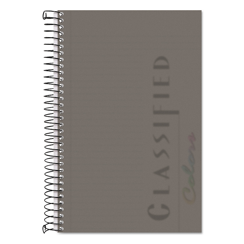 TOPS Color Notebooks, 1-Subject, Narrow Rule, Graphite Cover, (100) 8.5 x 5.5 White Sheets (73507)