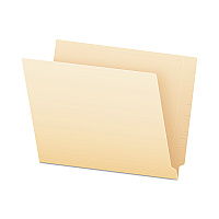 Pendaflex SmartShield End Tab File Folders, Straight Tabs, Letter Size, Manila, 75/Box (62710)
