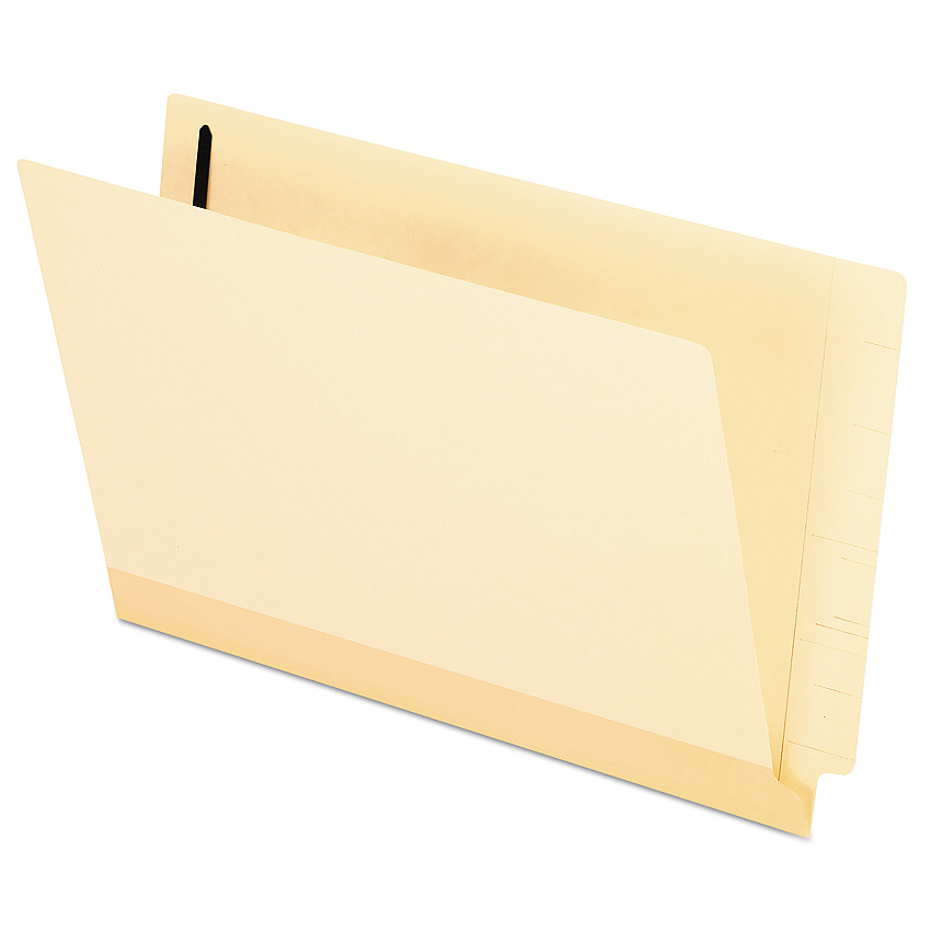 Pendaflex Manila Laminated End Tab Fastener Folders, 11-pt Manila, 0.75" Expansion, 1 Fastener, Legal Size, Manila Exterior, 50/Box (13210)