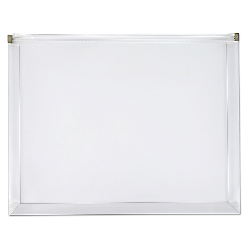 Pendaflex Poly Zip Envelope, Zipper Closure, 10 x 13, Clear, 5/Pack (84190)