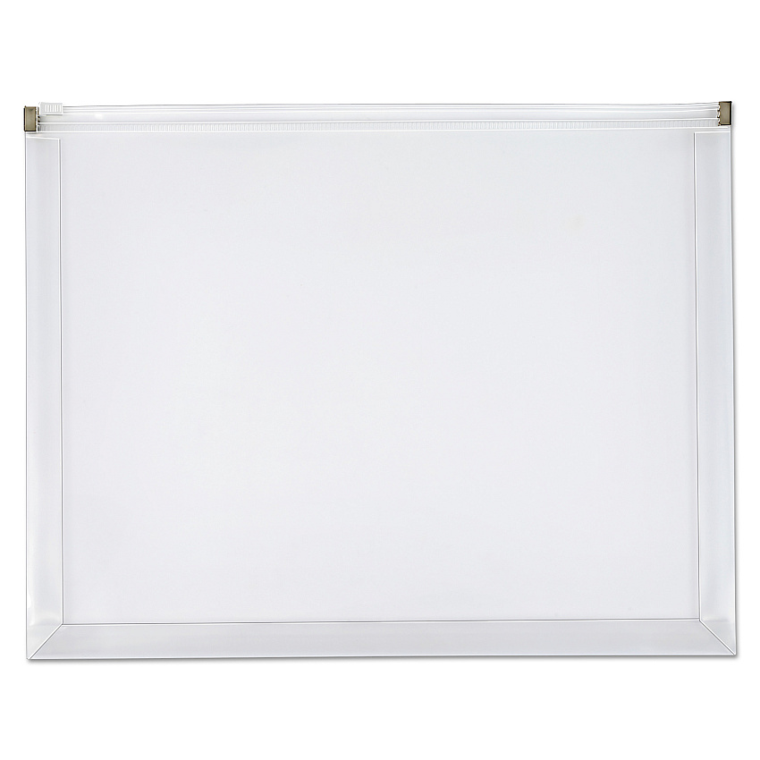 Pendaflex Poly Zip Envelope, Zipper Closure, 10 x 13, Clear, 5/Pack (84190)