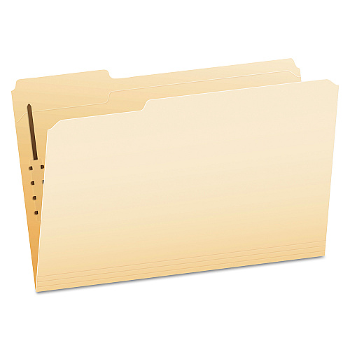 Pendaflex Manila Fastener Folders, 1/3-Cut Tabs, 1 Fastener, Legal Size, Manila Exterior, 50/Box (FM310)