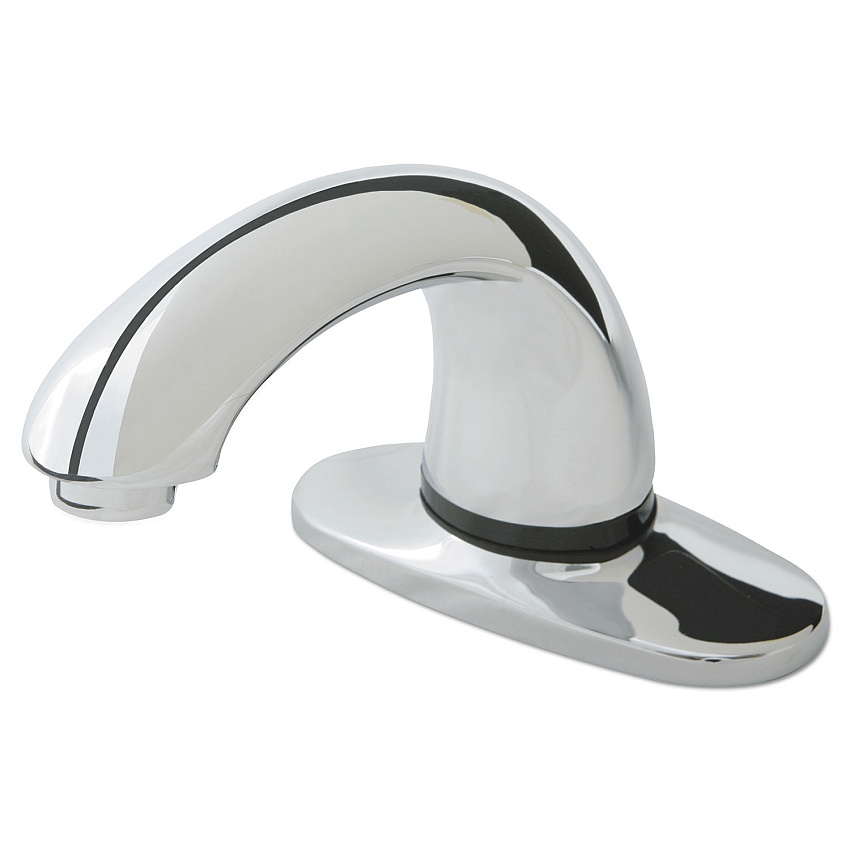 Rubbermaid Commercial Milano AutoFaucet, 4" Center Set, Polished Chrome (1818967)