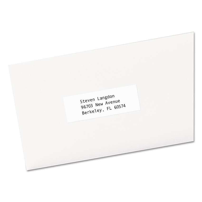 Avery Copier Mailing Labels, Copiers, 1 x 2.81, White, 33/Sheet, 500 Sheets/Box (5334)