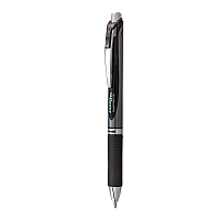 Pentel EnerGel RTX Gel Pen, Retractable, Bold 1 mm, Black Ink, Black/Gray Barrel (BL80A)